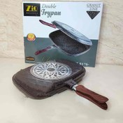 تصویر ماهیتابه رژیمی گرانیتی زیو مدل Z-8176 سایز ۴۰ دو طرفه 