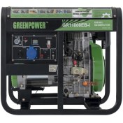 تصویر موتور برق دیزلی 8 کیلو وات گرین پاور مدل GR11000EB-I GREENPOWER GR11000EB-I Industrial Engine 8 KW