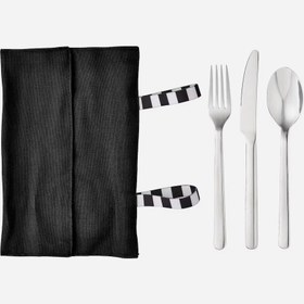 تصویر کارد و چنگال مسافرتی ایکیا مدل iKEA FINSKUREN IKEA FINSKUREN Travel cutlery