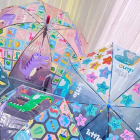 تصویر چتر شفاف داینو 