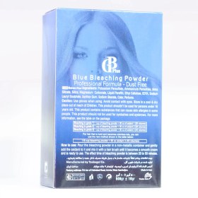 تصویر پودر دکلره آبی جی بی پلاس حجم 500 گرم GB Plus Blue Bleaching Powder 500 gr