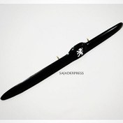 تصویر دستگیره درب صندوق پژو ۲۰۶ آرم دار مشکی 