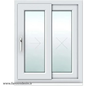 تصویر پنجره UPVC دوجداره کشویی متر مربع 