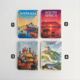 تصویر جلد پاسپورت طرح کشور های جهان 