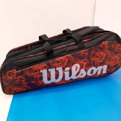 تصویر ساک کوله بدمینتون و تنیس حرفه ای طرحدار عکس خود کالا می باشد_ارسال رنگ و برند (ویلسون یا یونکس) بر اساس موجودی فروشگاه