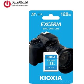 تصویر مموری کارت SD کلاس U1 10 کیوکسیا مدل LNEXIL128GG4 ظرفیت 128 گیگابایت 