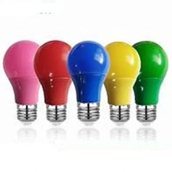 خرید و قیمت لامپ 10 وات LED حبابی رنگی (A60) آسونور | ترب