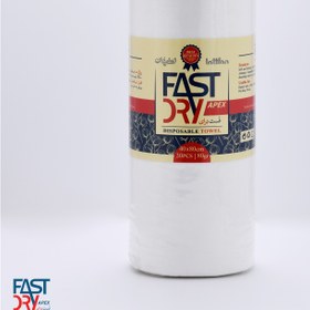 تصویر رول حوله یکبارمصرف برند FastDry گرماژ 80 