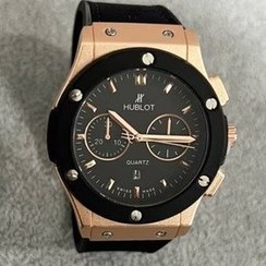 تصویر ساعت مچی مردانه هابلوت بند رابر و جیر طرح کرنو 