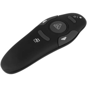 تصویر پرزنتر 5 کلید به همراه لیزر پوینتر مدل AMP16AP 2.4GHz Wireless Presenter Remote