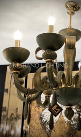 تصویر لوستر مورانو ا murano chandelier murano chandelier
