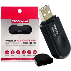 تصویر دانگل بلوتوث تسکو BLUETOOTH DONGLE BT-101N کابل تبدیل USB دانگل USB