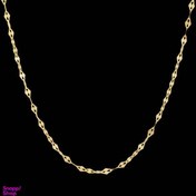 تصویر زنجیر طلا ۱۸ عیار زنانه مدل کاملیا 