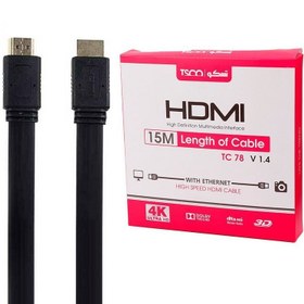 تصویر کابل HDMI تسکو مدل TC 72 به طول 3 متر TSCO TC 72 HDMI Cable 3m - digisoot 