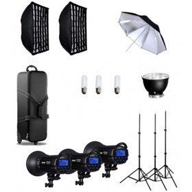 تصویر کیت فلاش استودیویی NiceFoto Kit Studio Falsh TS-300 