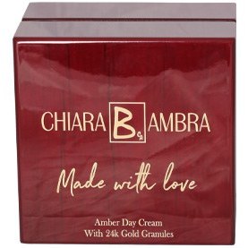 تصویر کرم طلای کهربا کیارا آمبرا 50 میل Amber Day Cream 50ml CHIARA AMBRA