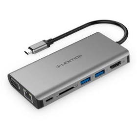 تصویر هاب 8 پورت C73 USB-C 