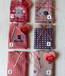 تصویر شورت نخی عروسکی سایز xl طرح میشل 