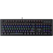 تصویر کیبورد گیمینگ رپو مدل V510C با سیم 
