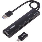 تصویر هاب .USB 3.1 تسکو مدل THU 1165 - مشکی TSCO THU 1165 5port USB C HUB
