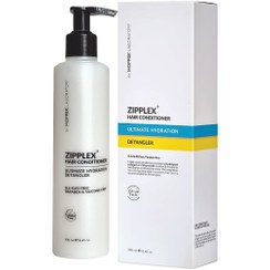 تصویر کرم نرم کننده و گره باز کن با آبکشی 250میل موپک Moppek Zipplex Hair Conditioner