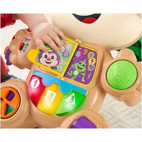 تصویر واکر پاپی آبی آموزشی Fisher Price 