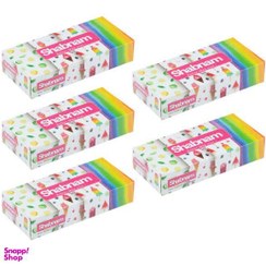 تصویر دستمال کاغذی 50 برگ شبنم مدل 01 طرح بستی بسته 5 عددی 