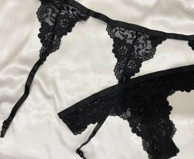 تصویر ست فانتزی کد 2582 - مشکی 