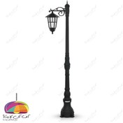 تصویر چراغ پارکی شب تاب مدل وندا 