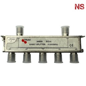 تصویر تقسیم کننده 1 به 6 آنتن مرکزی تریاکس SPLITTER Triax scs-6 