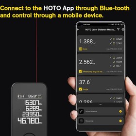 تصویر متر لیزری هوشمند پرو شیائومی Xiaomi HOTO H-D50 