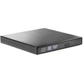 تصویر باکس تبدیل DVD رایتر اینترنال SATA لپ تاپ به اکسترنال USB2.0 برند اچ پی 