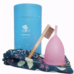 تصویر کاپ قاعدگی کاناک مدل ساقه ای سایز (L و S) - چند رنگ 