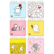 تصویر دفترچه یادداشت مستر راد طرح فانتزی مدل کیوت کارتونی کد 1922 مجموعه 6 عددی 