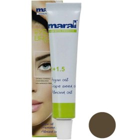 تصویر رنگ ابرو مارال (Maral) شماره 5 رنگ بلوند کاکایویی تیره حجم 15 میلی‌لیتر رنگ مو مارال