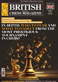 تصویر 8 مجله شطرنج . British Chess Magazine قیمت هر مجله 7 دلار _ قیمت دلاری کل مجموعه : 56 دلار