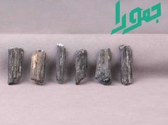 تصویر مدال تورمالین سیاه کشیده بلند 