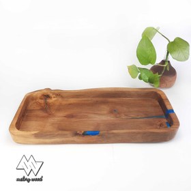 تصویر سینی چوبی دفرمه کد d149 