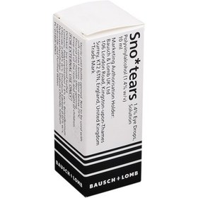 تصویر قطره چشمی اسنو تیرز باوش اند لام 10 میلی لیتری Bausch + Lomb Sno tears Eye Drops 10 ml 
