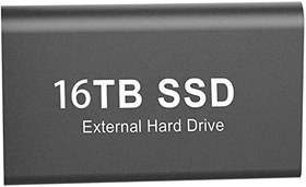 تصویر 16TB External Hard Drive, 16 Terabyte Portable Hard Drive SSD External Hard Drive Extra High Speed Reading Speed Up to 1000Mb/s for Mac/Windows 