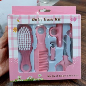 تصویر ست بهداشتی کودک baby care kit - صورتی 