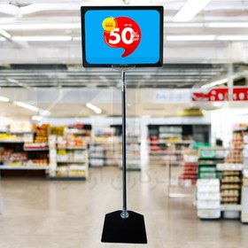 تصویر اتیکت قیمت ایستاده فروشگاهی (ست وگا) 