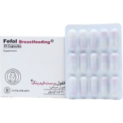 تصویر كپسول ففول برست فیدینگ 30 عدد اینترافارم Intrapharm Fefol Breastfeeding 30 Capsules