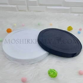 تصویر کش جادکمه ۲ سانت مشکی 