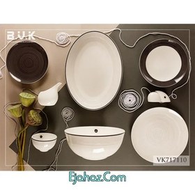 تصویر سرویس 29 پارچه 6 نفره بن چاینا بی وی کی مدل 7110 بی وی کی(BVK) 