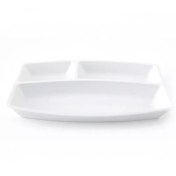 تصویر سینی مای سلف چینی زرین طرح سفید (سایز 30) Zarin-Iran Tray White 1 Pc FDC My-Self-Tray 30