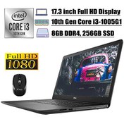 تصویر لپ تاپ "17.3 دل مدل Dell Inspiron 17 3000 37930 / پردازنده 10th Gen Intel Core i3-1005G1 / رم 8GB DDR4 / هارد 256GB SSD / کارت گرافیک Intel UHD Graphics Integrated 2020 Newest Dell Inspiron 17 3000 3793 Business Laptop, 17.3" Full HD Anti-Glare, 10th Gen Intel Core i3-1005G1 (Beats i5-7200U), 8GB DDR4 256GB SSD, WiFi HDMI Webcam Win 10 + iCarp Wireless Mouse