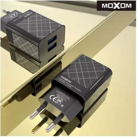 تصویر سرشارژر Moxom مدل MX-HC22 همراه با کابل میکرو USB 