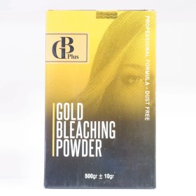 تصویر پودر دکلره طلا جی بی پلاس حجم 500 گرم GB Plus Gold Bleaching Powder 500 gr