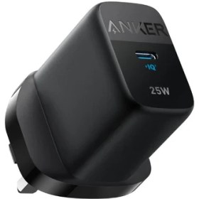 تصویر شارژر دیواری انکر مدل Anker 312 PPS A2642 UK توان 25 وات Anker 312 PPS A2642 UK 25W Wall Charger